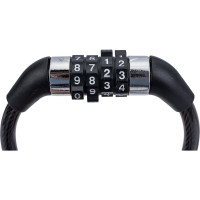 Замок велосипедный кодовый, перекодируемый  PARK 120 см, 8 мм 288160