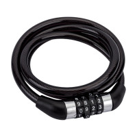 Замок велосипедный кодовый, перекодируемый  PARK 120 см, 8 мм 288160