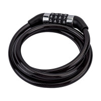 Замок велосипедный кодовый, перекодируемый  PARK 120 см, 8 мм 288160