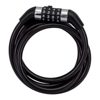 Замок велосипедный кодовый, перекодируемый  PARK 120 см, 8 мм 288160