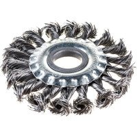 Щетка металлическая для УШМ (100х22 мм; крученая; дисковая) ЕРМАК 656-049