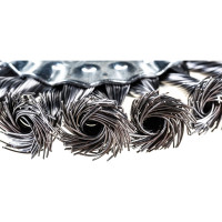 Щетка металлическая для УШМ (100х22 мм; крученая; дисковая) ЕРМАК 656-049