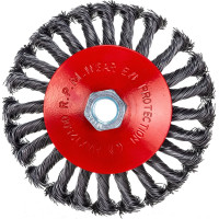 Щетка металлическая для УШМ (125 мм; М14; крученая (тарелка)) ЕРМАК 656-075