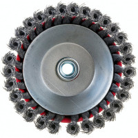 Щетка металлическая для УШМ (150 мм; М14; крученая (чашка)) ЕРМАК 656-048