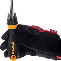 Отвертка-битодержатель с насадками STAYER Hercules-B18 18 шт 2545-H5_z02