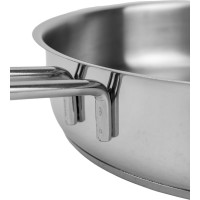 Сковорода КАТЮША Марта нержавеющая сталь, 24 см, без крышки 130-240-0