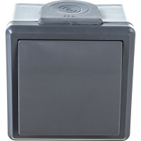 Выключатель Bylectrica 1-клавишная, IP55, серия ПРАЛЕСКА АКВА, А110-2131 03