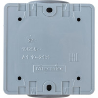 Выключатель Bylectrica 1-клавишная, IP55, серия ПРАЛЕСКА АКВА, А110-2131 03