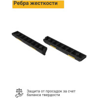 Колесоотбойник ТЕХНОЛОГИЯ КП 1,83 композитный (полимерпесчаный) из 2х частей (ГП) 00-00001474