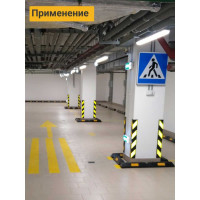Колесоотбойник ТЕХНОЛОГИЯ резиновый 0,55м КР-0,55 (Россия) (ГП) 00-00001429