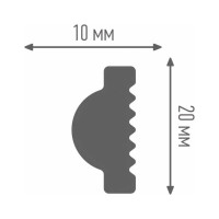 Молдинг ПЛИНТЭКС M 20/10 24607173945673