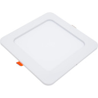 Квадратный встраиваемый даунлайт с драйвером Ecola LED downlight 12W 220V 4200K 170x170x20 DSRV12ELC