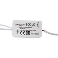 Квадратный встраиваемый даунлайт с драйвером Ecola LED downlight 12W 220V 4200K 170x170x20 DSRV12ELC