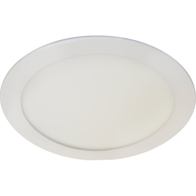 Встраиваемый круглый даунлайт с драйвером Ecola LED downlight 15W 220V 6500K 195x20 DRRD15ELC