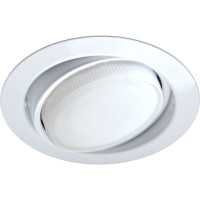 Встраиваемый светильник Ecola поворотный GX53 FT9073 белый 40x120 FW5390ECB
