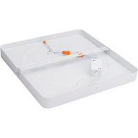 Накладной квадратный даунлайт с драйвером Ecola LED downlight 24W 220V 4200K 285x285x32 DSSV24ELC