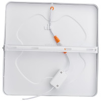 Накладной квадратный даунлайт с драйвером Ecola LED downlight 24W 220V 4200K 285x285x32 DSSV24ELC