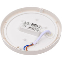 Накладной светильник Ecola LED ДПП Круг IP65 матовый белый 18W 220V 4200K DPRV18ELC