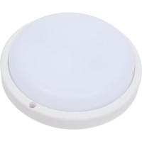 Светильник с датчиком движения Ecola LED ДПП IP65 матовый белый 18W 220V 4200K 175x45 DMRV18ELC