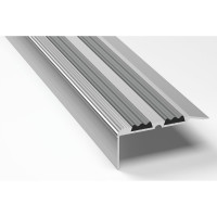 Порог угловой алюминиевый ЛУКА (68x31 мм, 0,9 м, Без покрытия) 00000001753