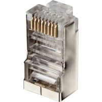 Экранированный коннектор RJ-45 8p8c Retic cat. 6, 20шт. CN-8P8C-C6-SH-TWCS/20
