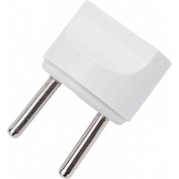 Переходник TDM ELECTRIC тип С1-В - тип A/F, круглый, 16A, 250В, белый SQ1806-0085