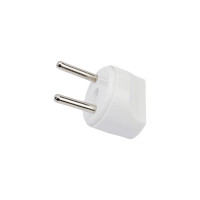 Переходник TDM ELECTRIC тип С1-В - тип A/F, круглый, 16A, 250В, белый SQ1806-0085