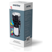 Аккумуляторный светодиодный фонарь Smartbuy 1W+2 W LED на солнечных батареях, черный SBF-15-B