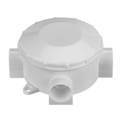 Коробка распределительная TDM ELECTRIC D80х35мм, IP42, 3-х рожковая, белая SQ1401-4014