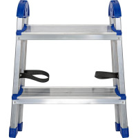 Двусторонняя алюминиевая стремянка РемоКолор 2 ступени 63-0-022
