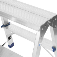 Двусторонняя алюминиевая стремянка РемоКолор 2 ступени 63-0-022