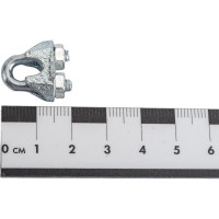 Канатный зажим КРЕП-КОМП DIN 741, М3, 10 шт. зк3мф