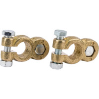 Универсальные клеммы Дали-Авто АКБ пара 260 гр. латунные болт сверху DA-02991