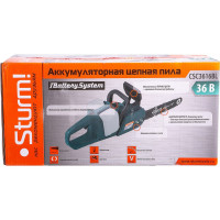 Аккумуляторная цепная пила Sturm CSC3616BL
