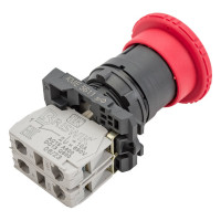 Выключатель Briswik КМЕ 5611м-Ф красный IP65 УХЛ2 10А 1но 1нз aB-PG-5Ai-0221