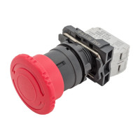 Выключатель Briswik КМЕ 5611м-Ф красный IP65 УХЛ2 10А 1но 1нз aB-PG-5Ai-0221