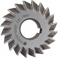 Фреза угловая 2-х 50x14x16 мм, 90 градусов, Z-20, Р6М5, ГОСТ Р 50181-92, симметричная ИНСТУЛС 00001185620