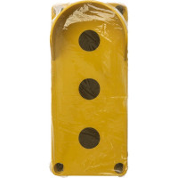 Корпус TDM ELECTRIC КП103 c козырьком для кнопок 3 места IP66 ABS желтый SQ0705-0013