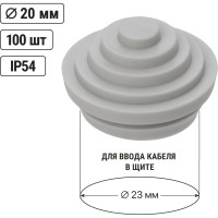 Сальник TDM ELECTRIC d=20мм (Dотв.бокса 23мм) SQ0814-0001