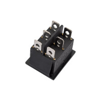 Клавиша Nord-Yada 250V 16А с нейтралью черная (6контакта) ON-OFF (2шт в упаковке)-ON 905453