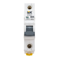 Автоматический выключатель IEK M06N 1P B 25А AR-M06N-1-B025