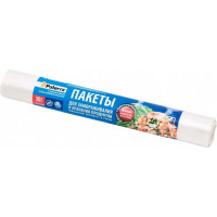 Пакеты для замораживания PATERRA, повышенной прочности, 25 х 32 см, 30 шт в упаковке, 14 мкм 109-171