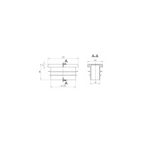 Заглушка ЭЛИМЕТ (50х25 мм; 10 шт) БП-00001779
