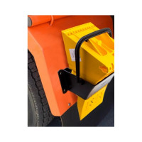 Противооткатный упор для грузового транспорта Autofamily TRUCK WAY G53 с противоскользящей стальной пластиной, желтый TW.G.53.01.02