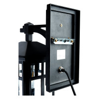 Садово-парковый светильник FERON PL671 на стену вниз 60W 230V E27, черный 11689