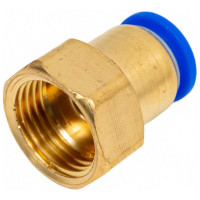 Фитинг металлический 12 мм, 1/2" Pegas pneumatic 5210