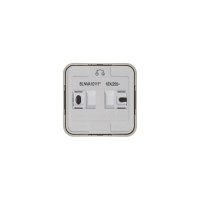 1-клавишный выключатель Systeme Electric Blanca наружный, бежевый cх.1 с подсветкой SE BLNVA101117
