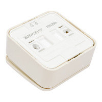 1-клавишный выключатель Systeme Electric Blanca наружный, бежевый cх.1 с подсветкой SE BLNVA101117