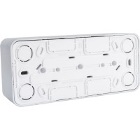 3-ая наружная розетка Systeme Electric Blanca Алюминий, с заземлением, без шторок, 16А, 250В SE BLNRA010313