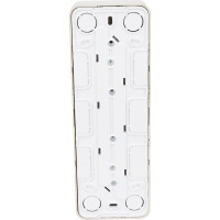 4-ая наружная розетка Systeme Electric Blanca Бежевый, без заземления, без шторок, изолированная пластина SE BLNRA000417